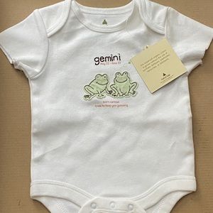 BabyGap Zodiac Gemini onesie